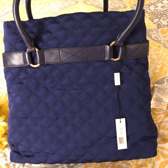 ❤️HP❤️ Marc Jacobs w/ Leather Blue Quilted Handbag - Picture 5 of 8